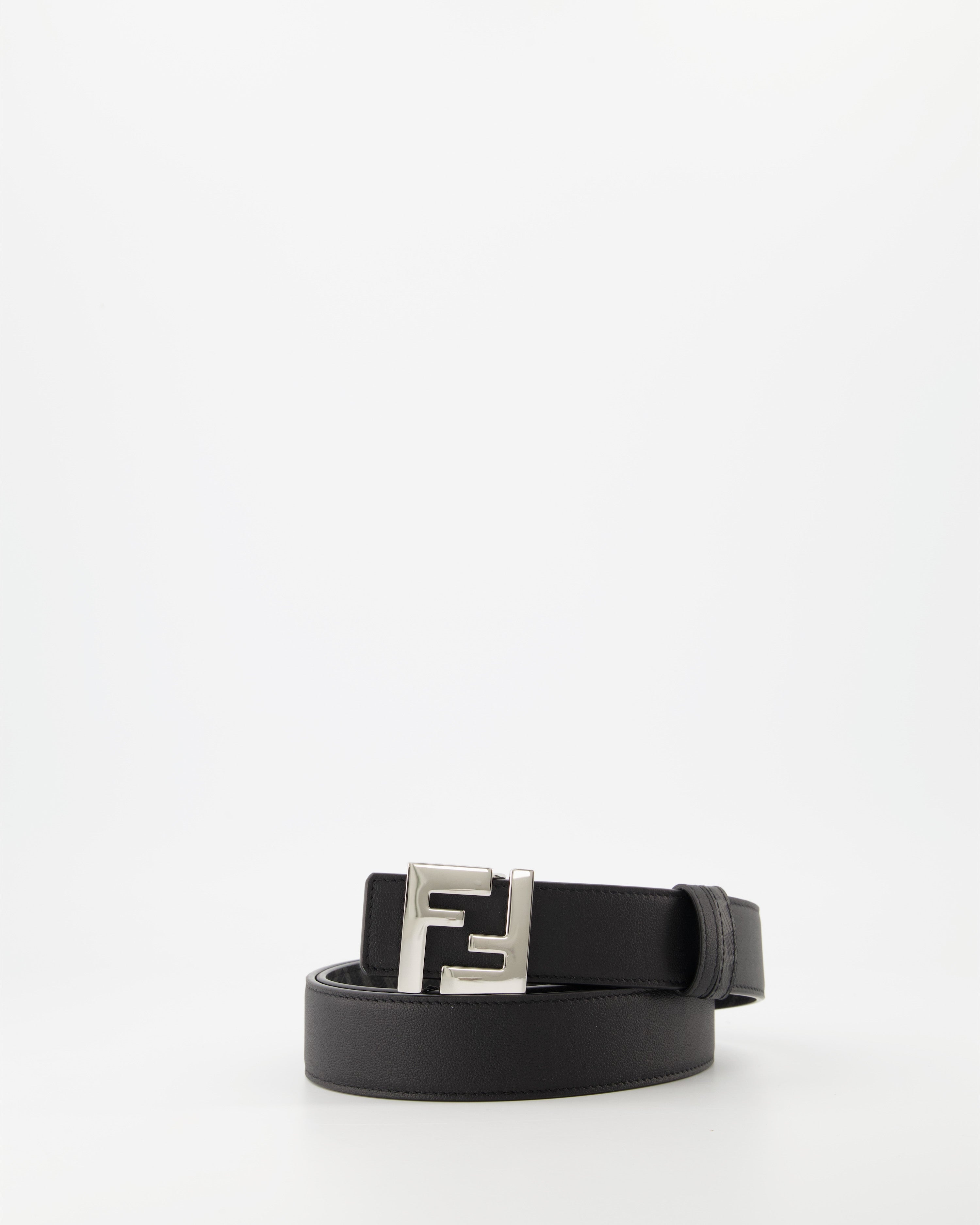 Cintos Ceinture FF Fendi Preto Homme
