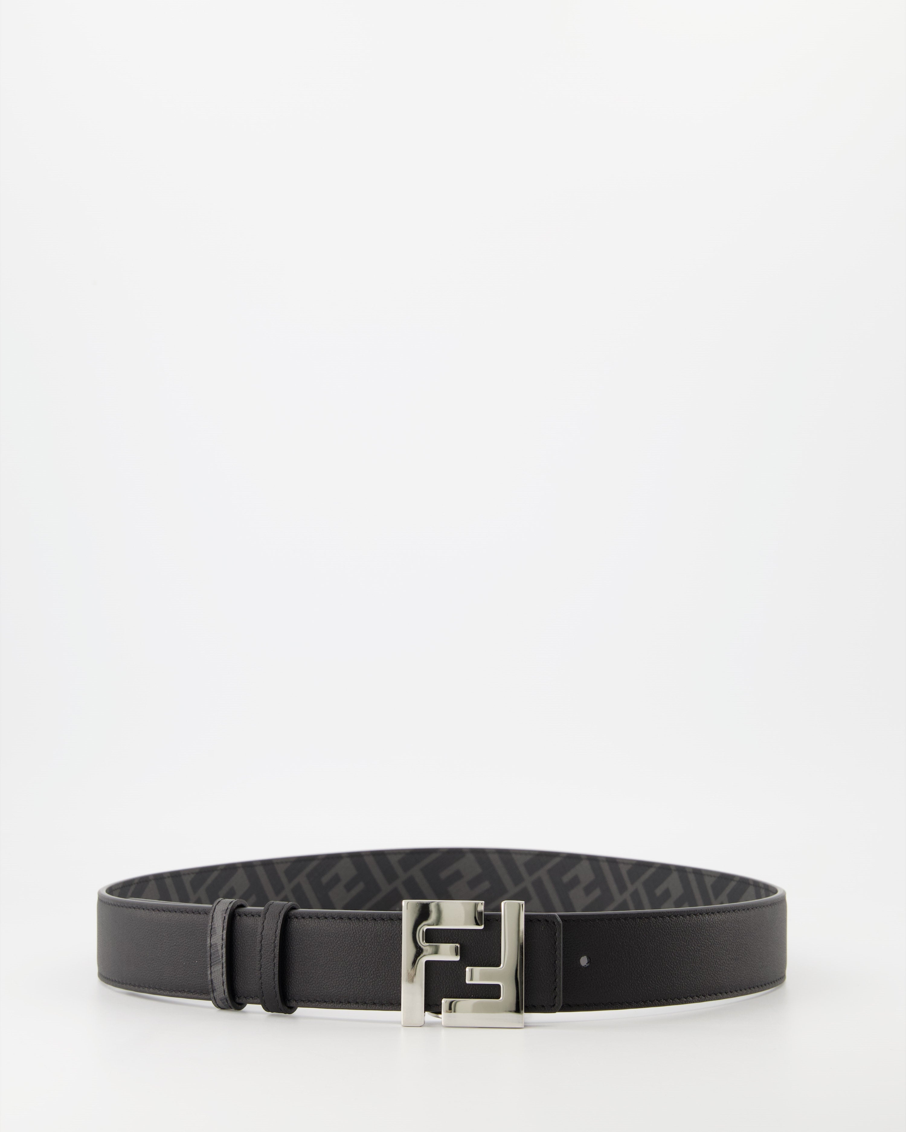 Cintos Ceinture FF Fendi Preto Homme