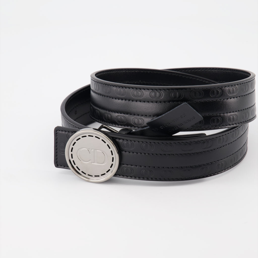 ベルト グレインロゴベルト Dior 黒 男