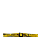 Pequenos artigos de couro Ceinture Industrial Off-White Amarelo Homme