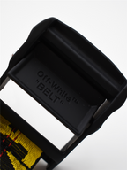 Pequenos artigos de couro Ceinture Industrial Off-White Amarelo Homme