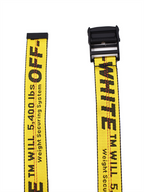 Pequenos artigos de couro Ceinture Industrial Off-White Amarelo Homme