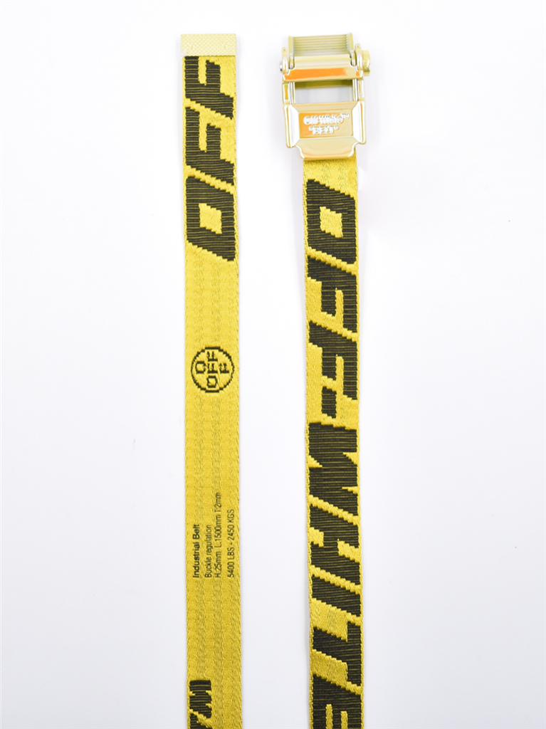 Cintos Ceinture Industrial mini 2.0 Off-White Amarelo Homme