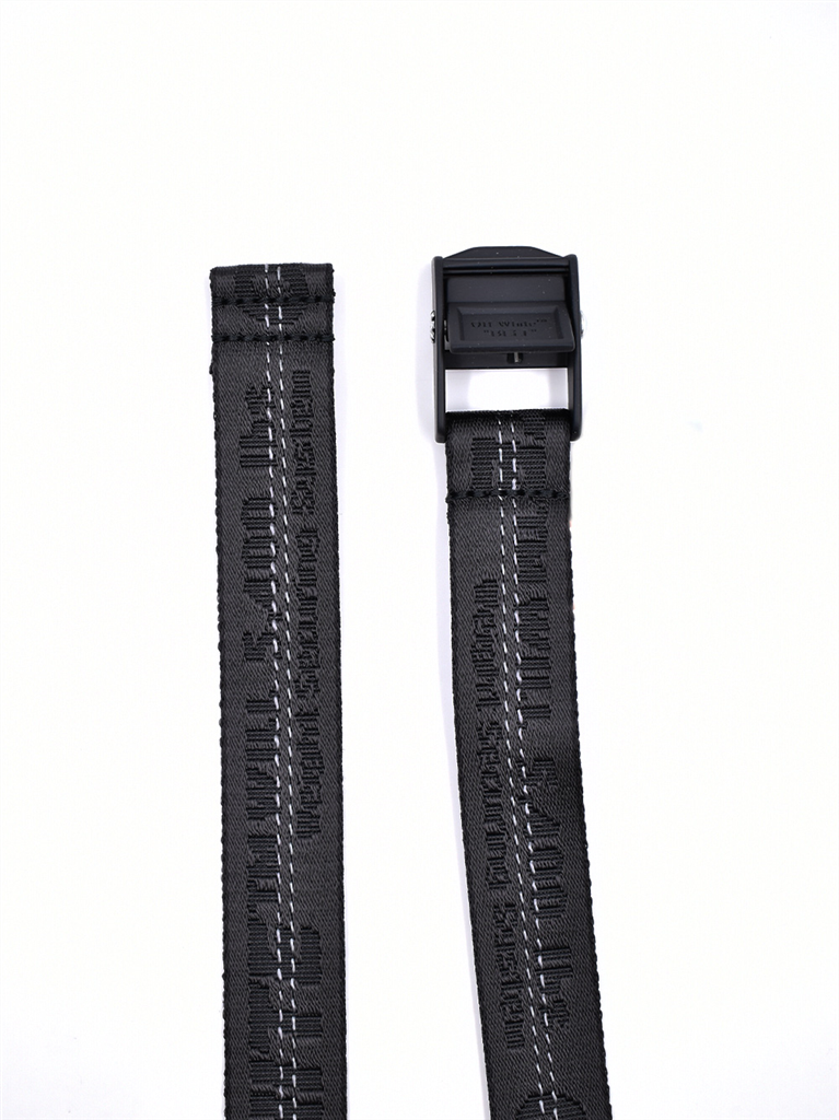 Pequenos artigos de couro Ceinture Industrial Off-White Preto Homme