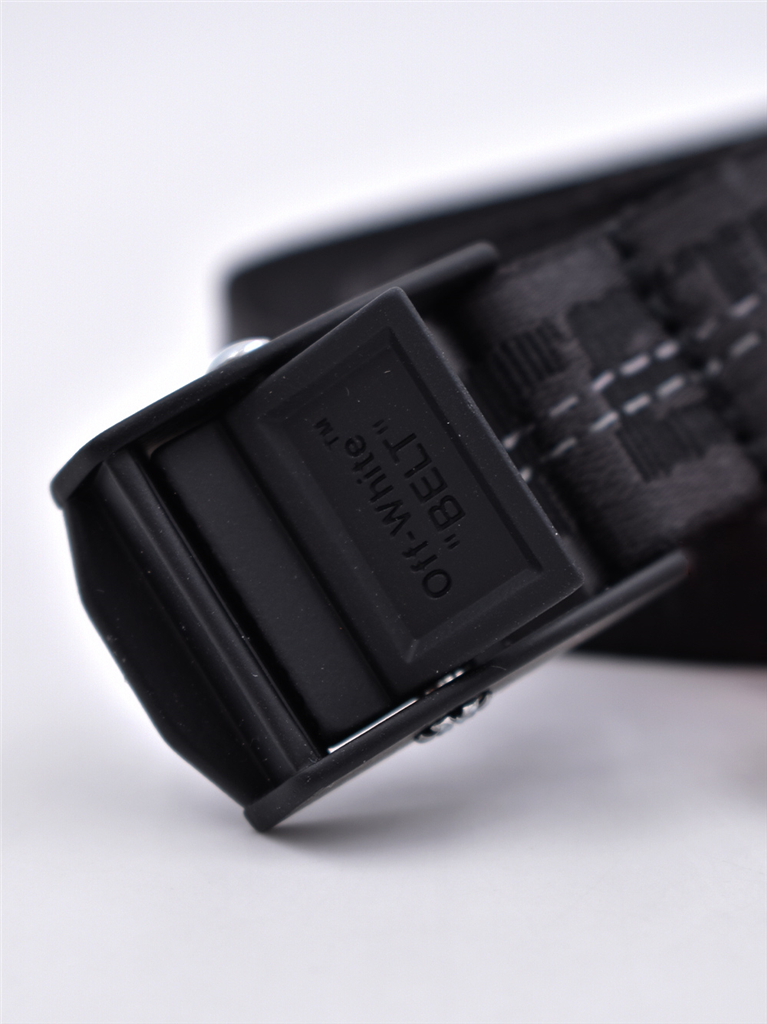 Pequenos artigos de couro Ceinture Industrial Off-White Preto Homme