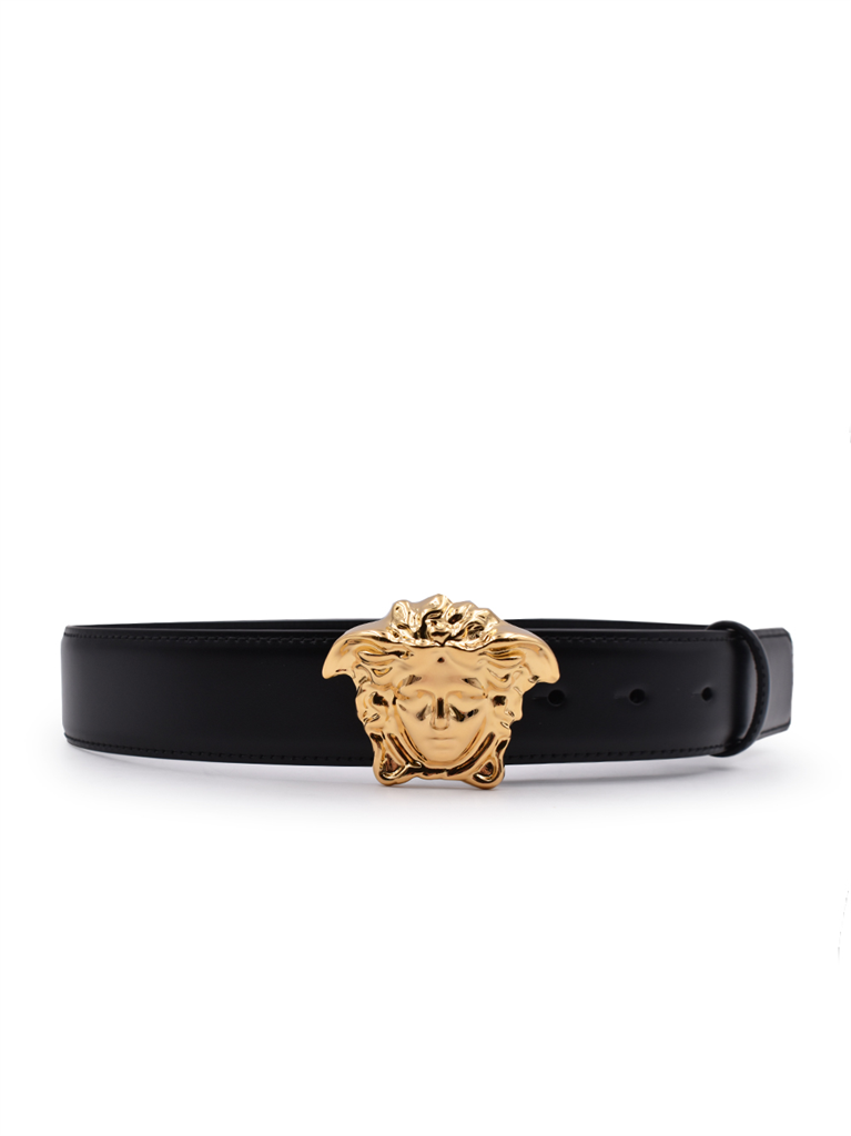 Cintos Ceinture Medusa Versace Preto Homme