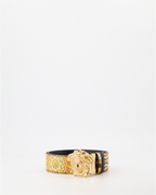 Cintos Ceinture Medusa Versace Preto Homme