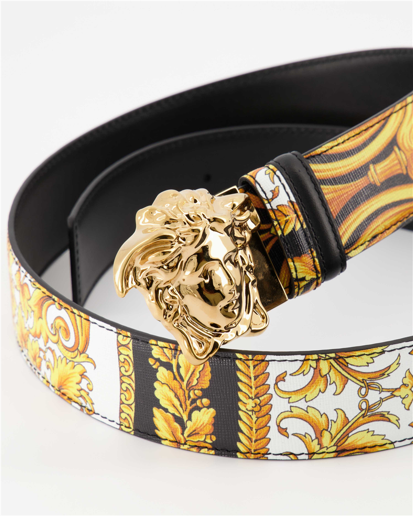 Cintos Ceinture Medusa Versace Preto Homme