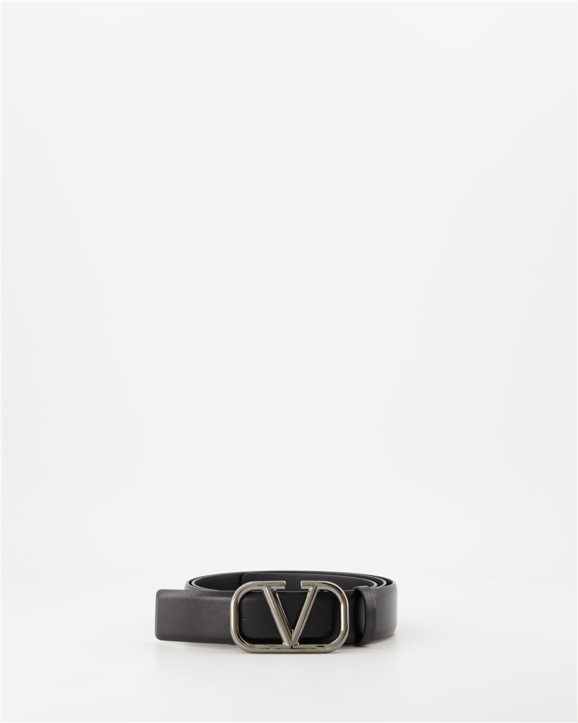 Cintos Ceinture VLogo Valentino Garavani Preto Homme