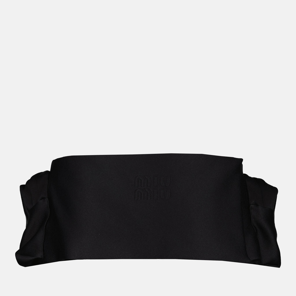 Saias Ceinture péplum en radzimir Miu Miu Preto Femme