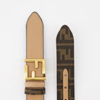 Ceinture réversible FF marron