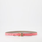 Ceinture réversible FF rose beige