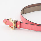 Ceinture réversible FF rose beige