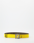 Cintos Ceinture réversible Fendi Amarelo Homme