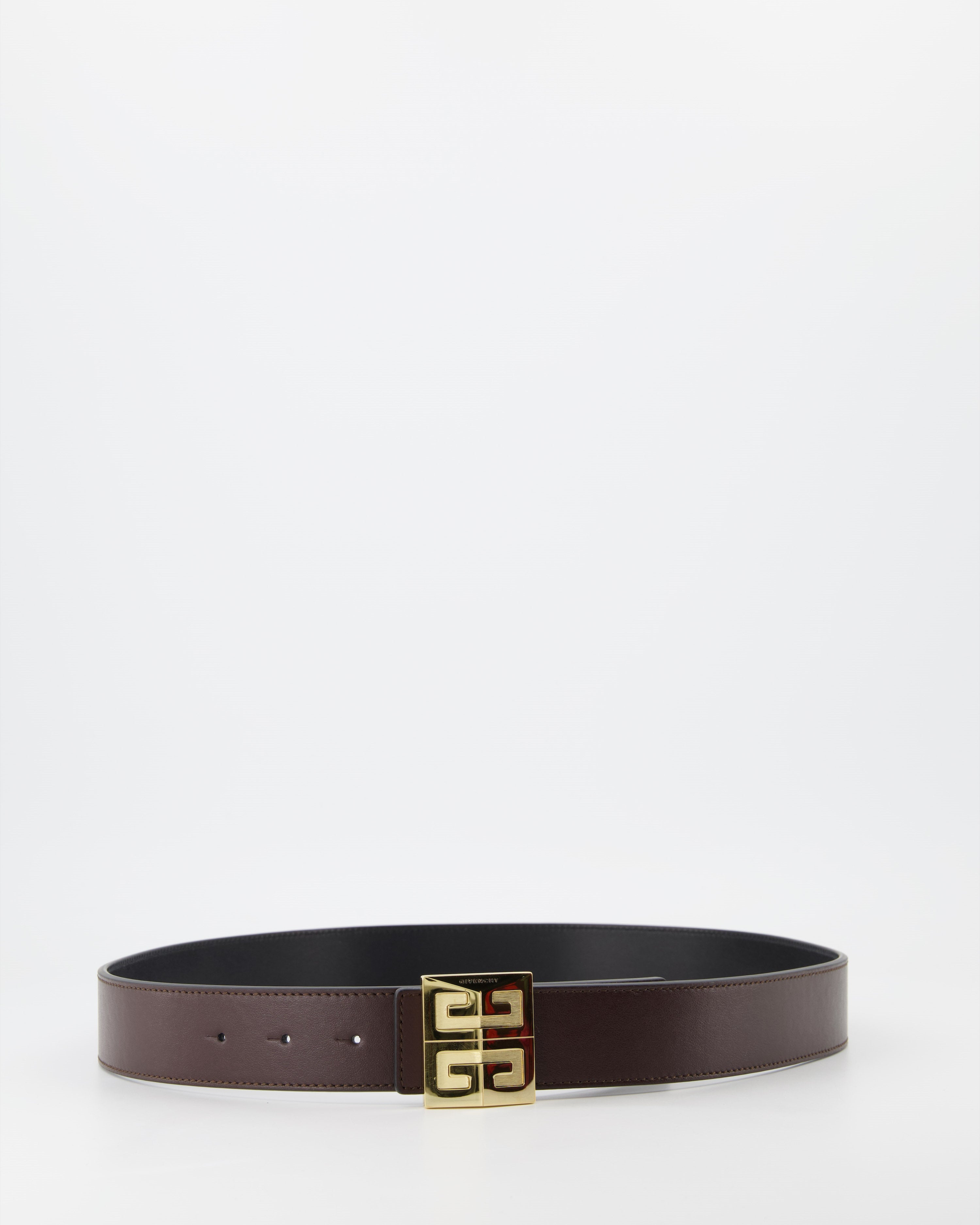 Cintos Ceinture réversible 4G Givenchy Marrom Homme