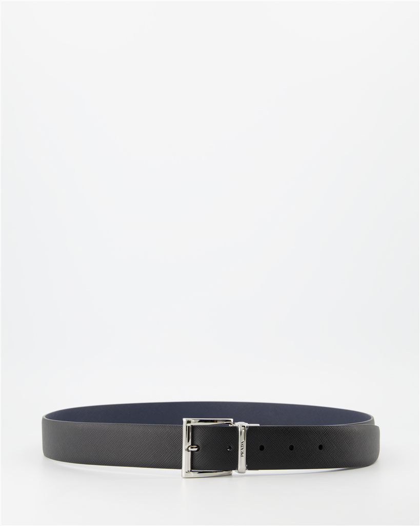 Ceintures Ceinture reversible Prada Noir Homme