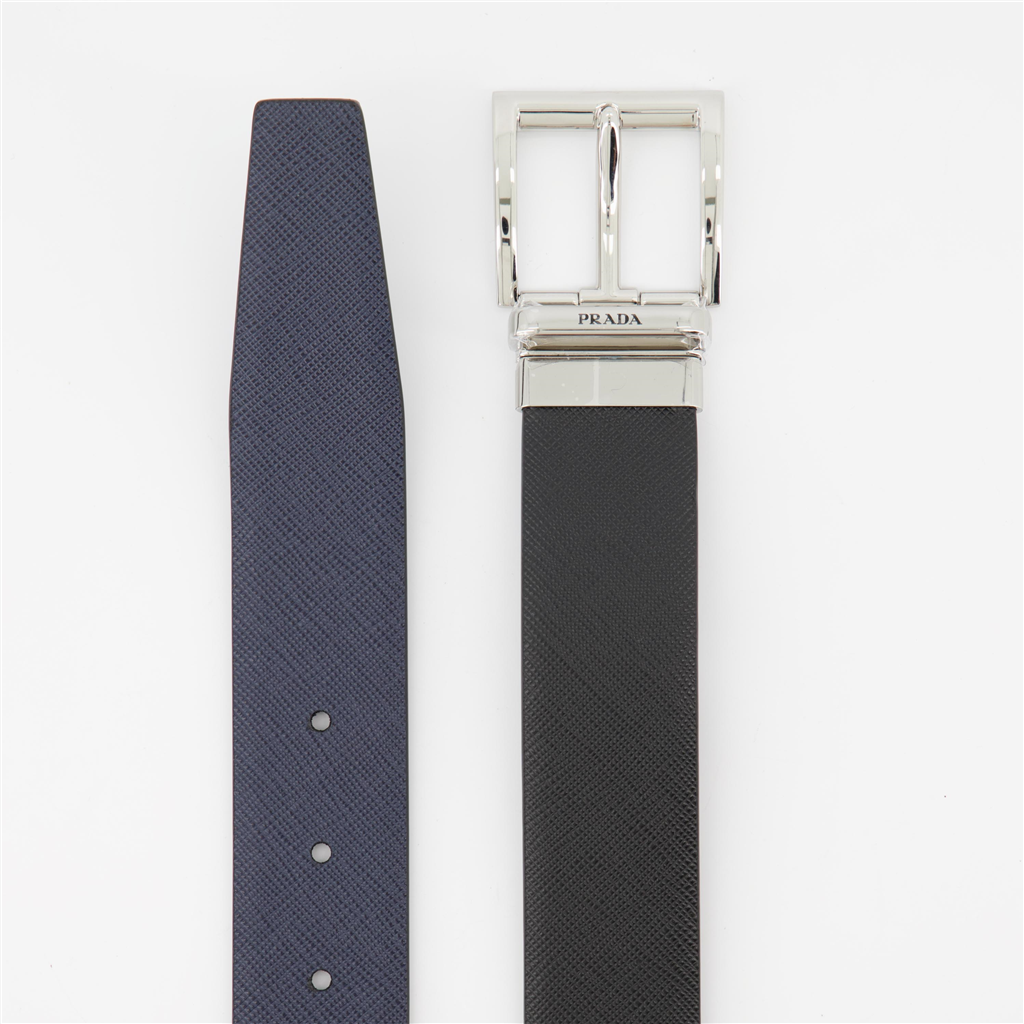 Ceintures Ceinture reversible Prada Noir Homme