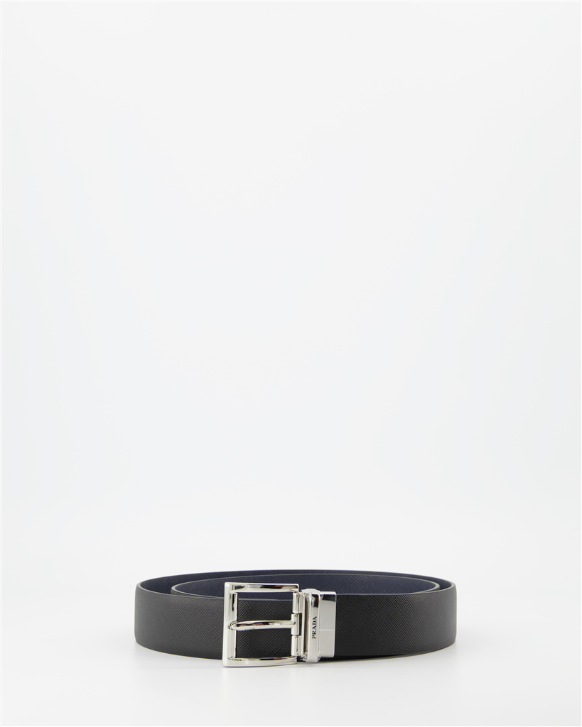 Ceintures Ceinture reversible Prada Noir Homme