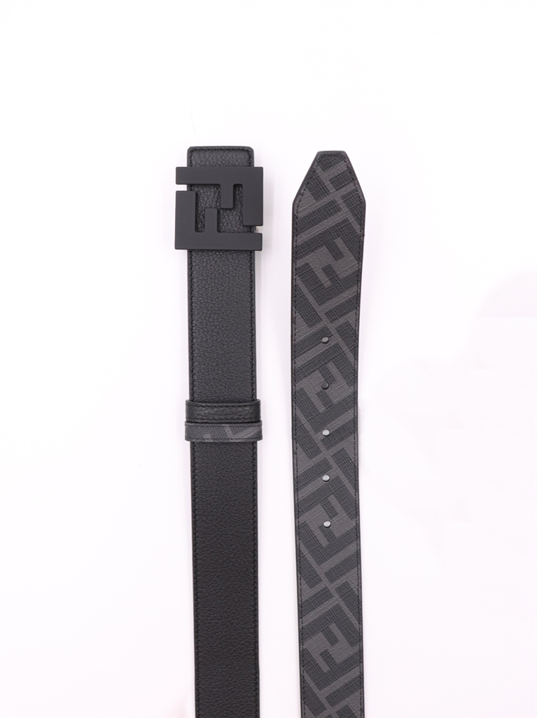 Ceintures Ceinture réversible Fendi Noir Homme