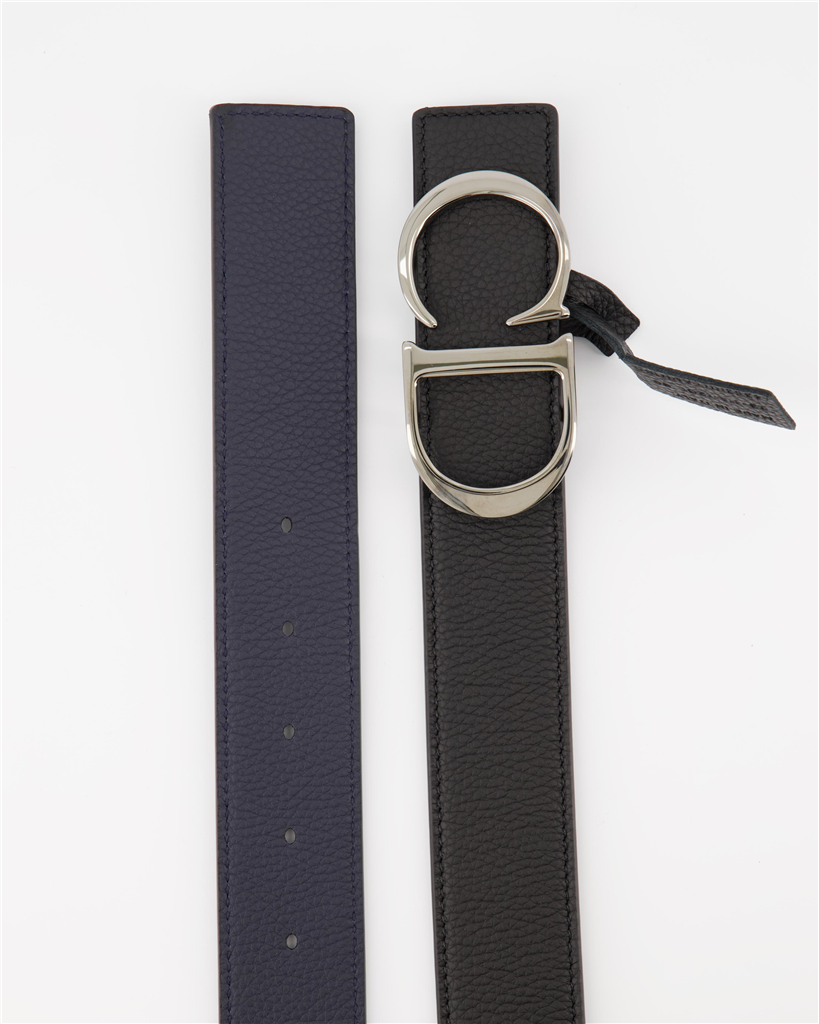 Ceintures Ceinture réversible Dior Noir Homme
