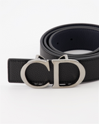 Ceintures Ceinture réversible Dior Noir Homme