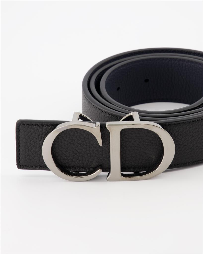 Ceintures Ceinture réversible Dior Noir Homme