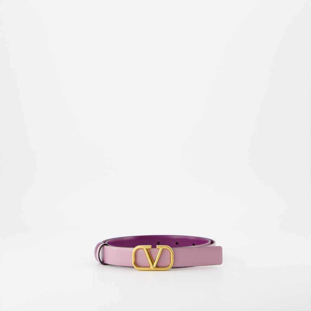 Cintos Ceinture réversible VLogo Valentino Garavani Roxo Femme