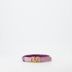 Cintos Ceinture réversible VLogo Valentino Garavani Roxo Femme