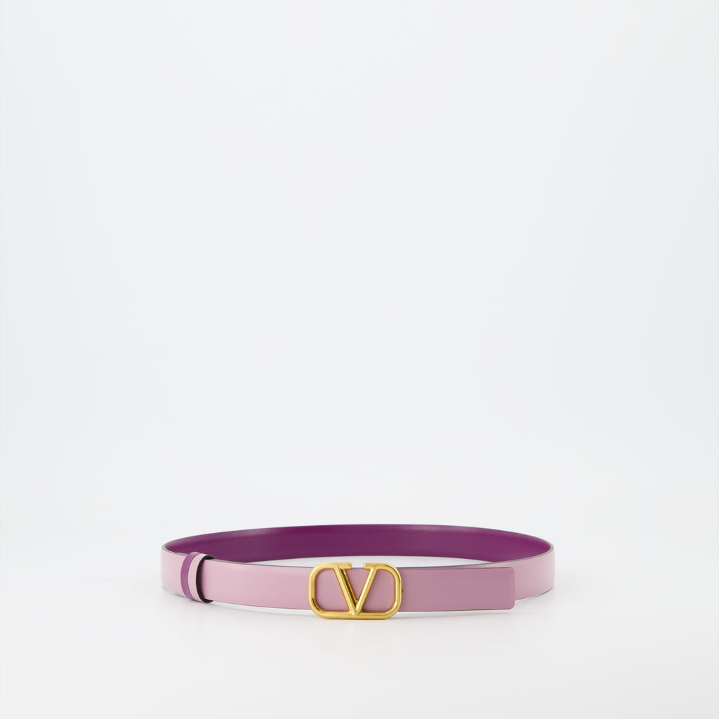 Cintos Ceinture réversible VLogo Valentino Garavani Roxo Femme