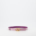 Cintos Ceinture réversible VLogo Valentino Garavani Roxo Femme
