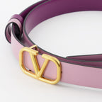 Cintos Ceinture réversible VLogo Valentino Garavani Roxo Femme