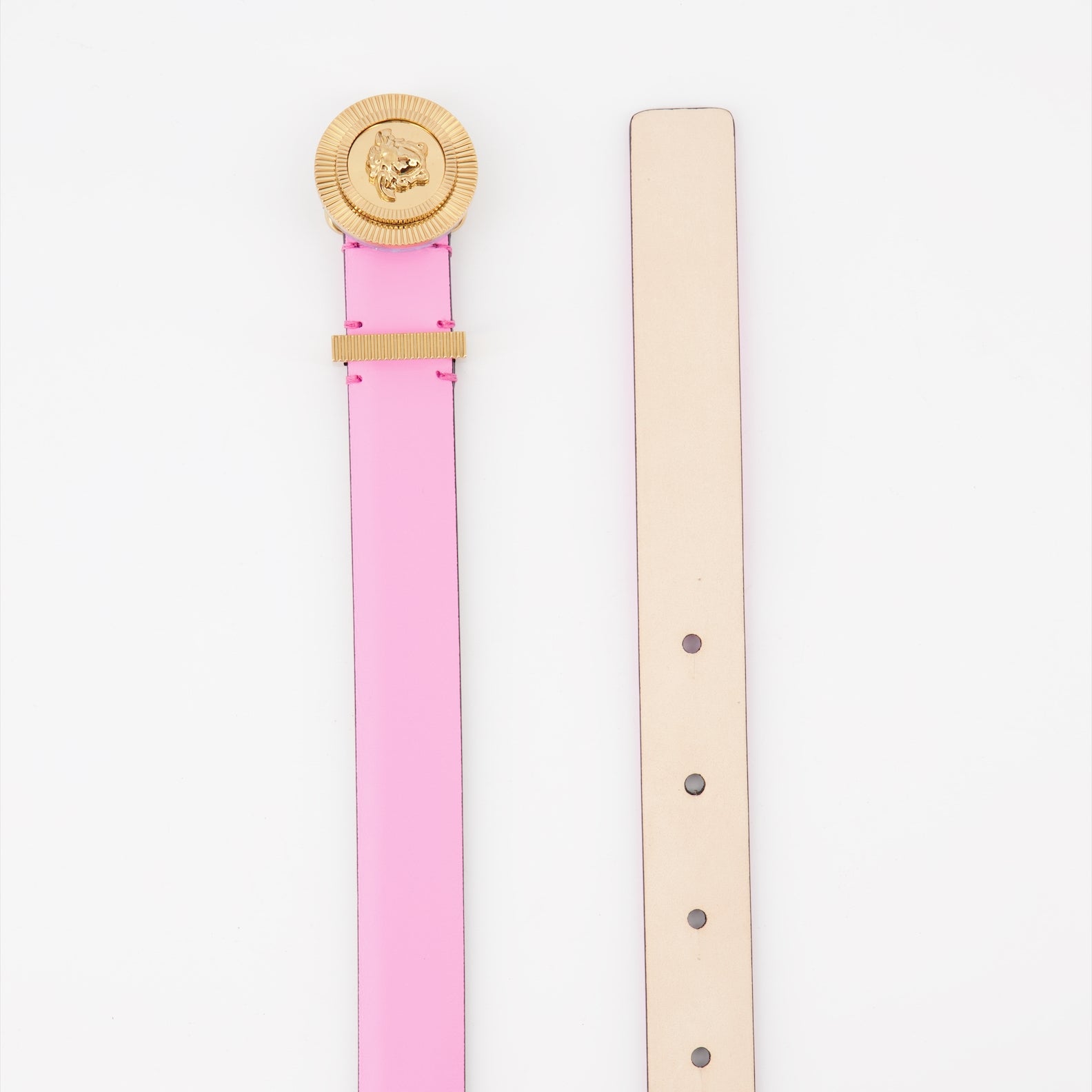 Cintos Ceinture Medusa Versace Rosa Femme