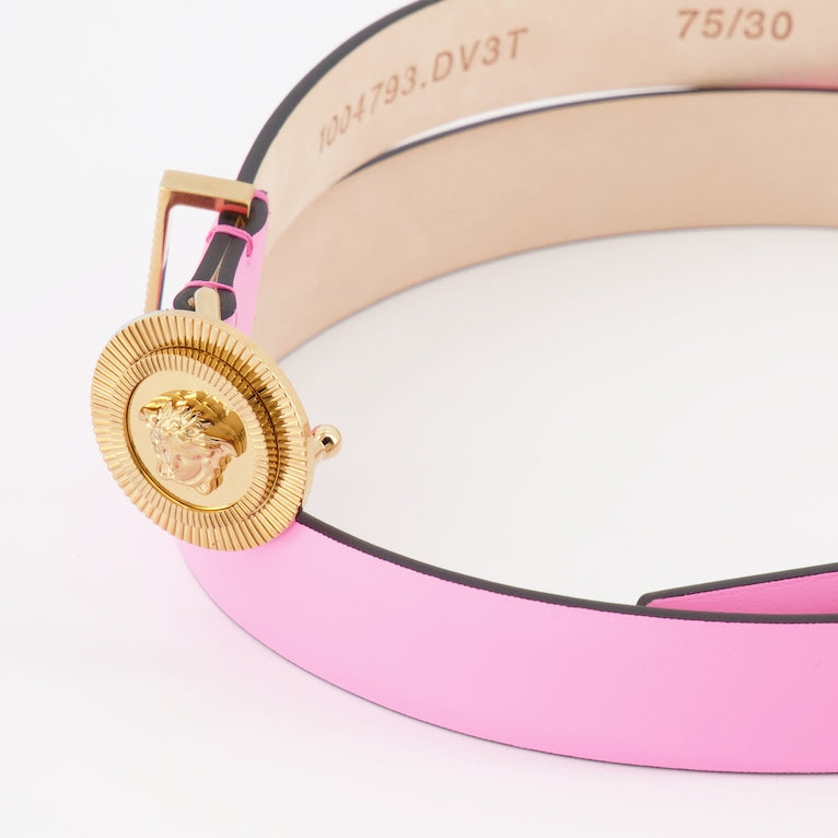 Cintos Ceinture Medusa Versace Rosa Femme