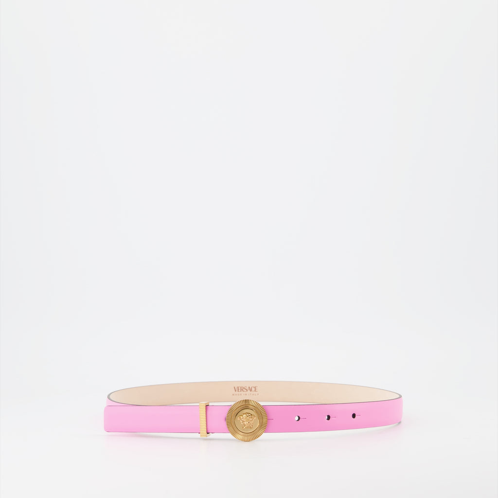 Cintos Ceinture Medusa Versace Rosa Femme