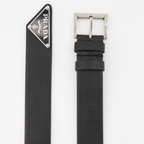 Cintos Ceinture Saffiano Prada Preto Femme