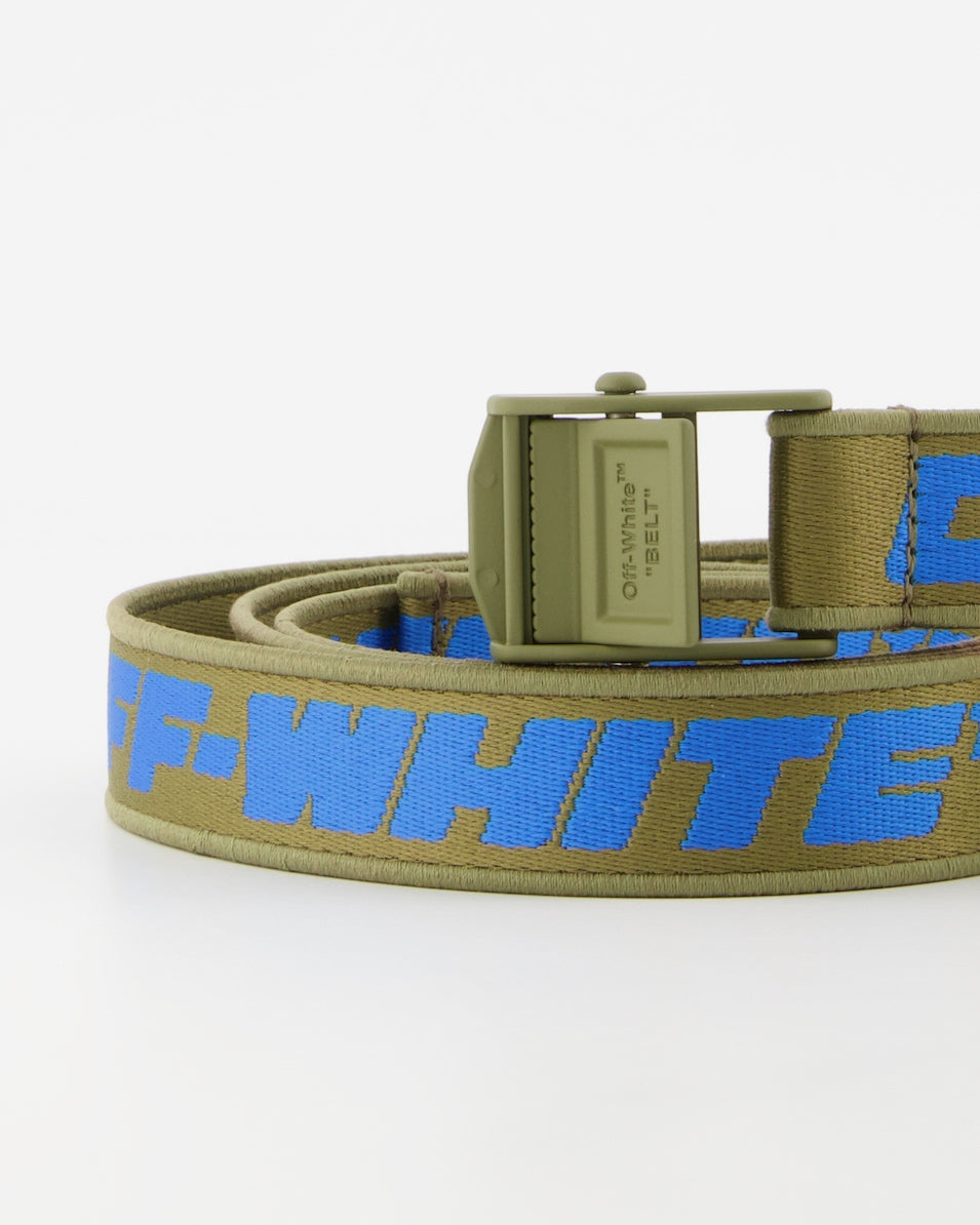 Cintos Ceinture Tape Industrial Off-White Verde Homme