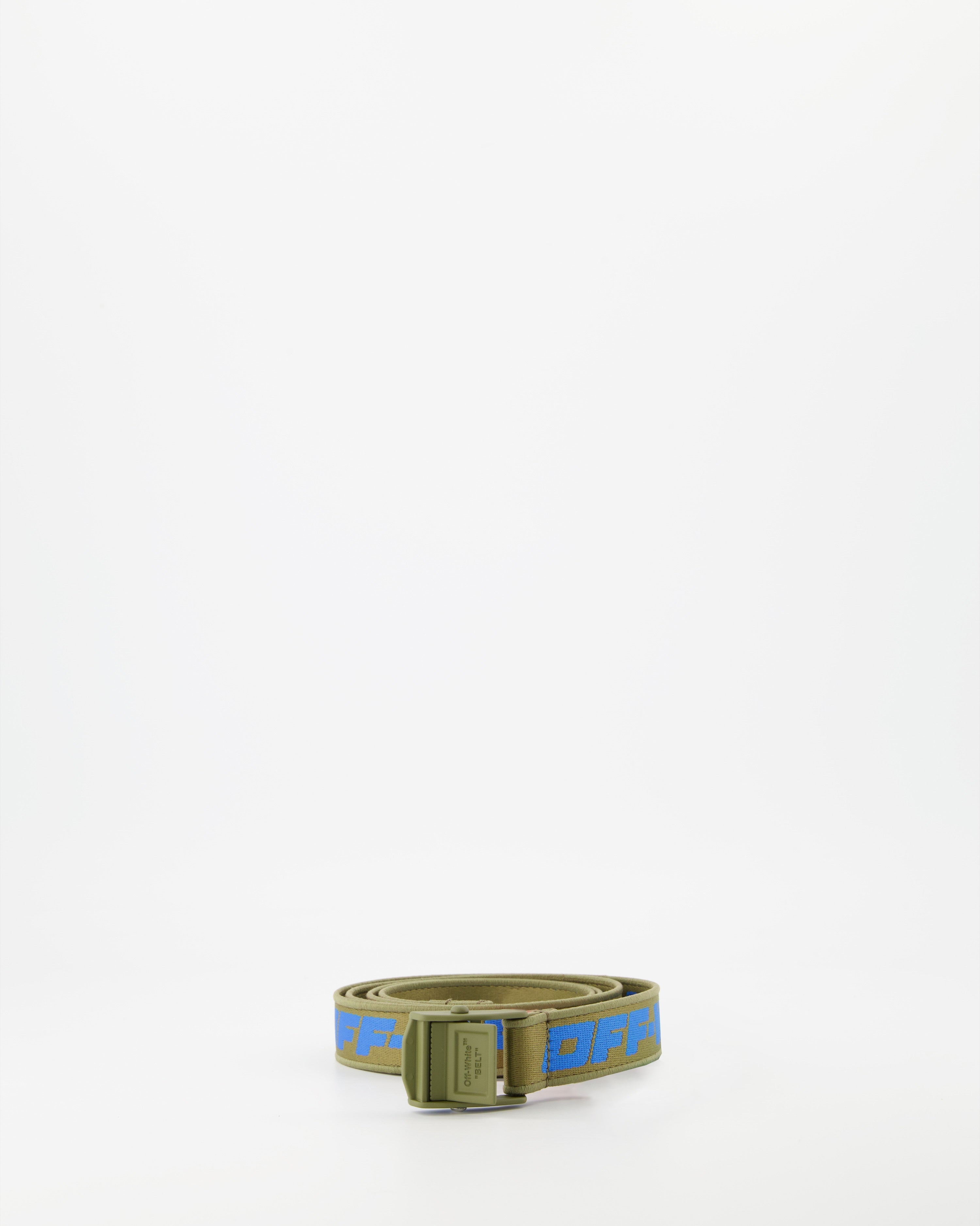 Cintos Ceinture Tape Industrial Off-White Verde Homme