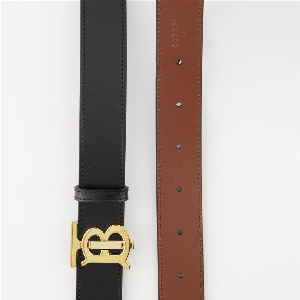 Cintos Ceinture TB Burberry Preto Femme
