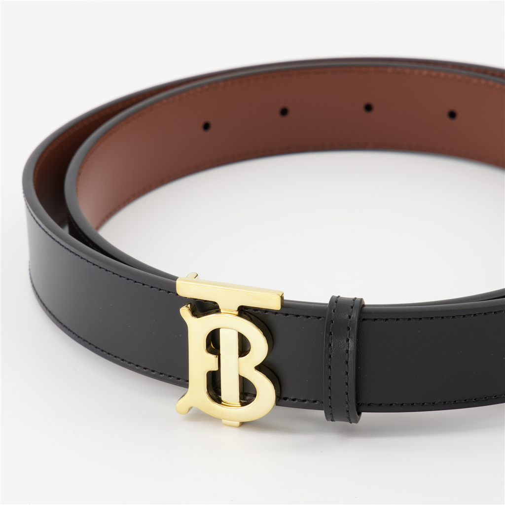 Cintos Ceinture TB Burberry Preto Femme