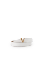 Cintos Ceinture Virtus Versace Branco Femme