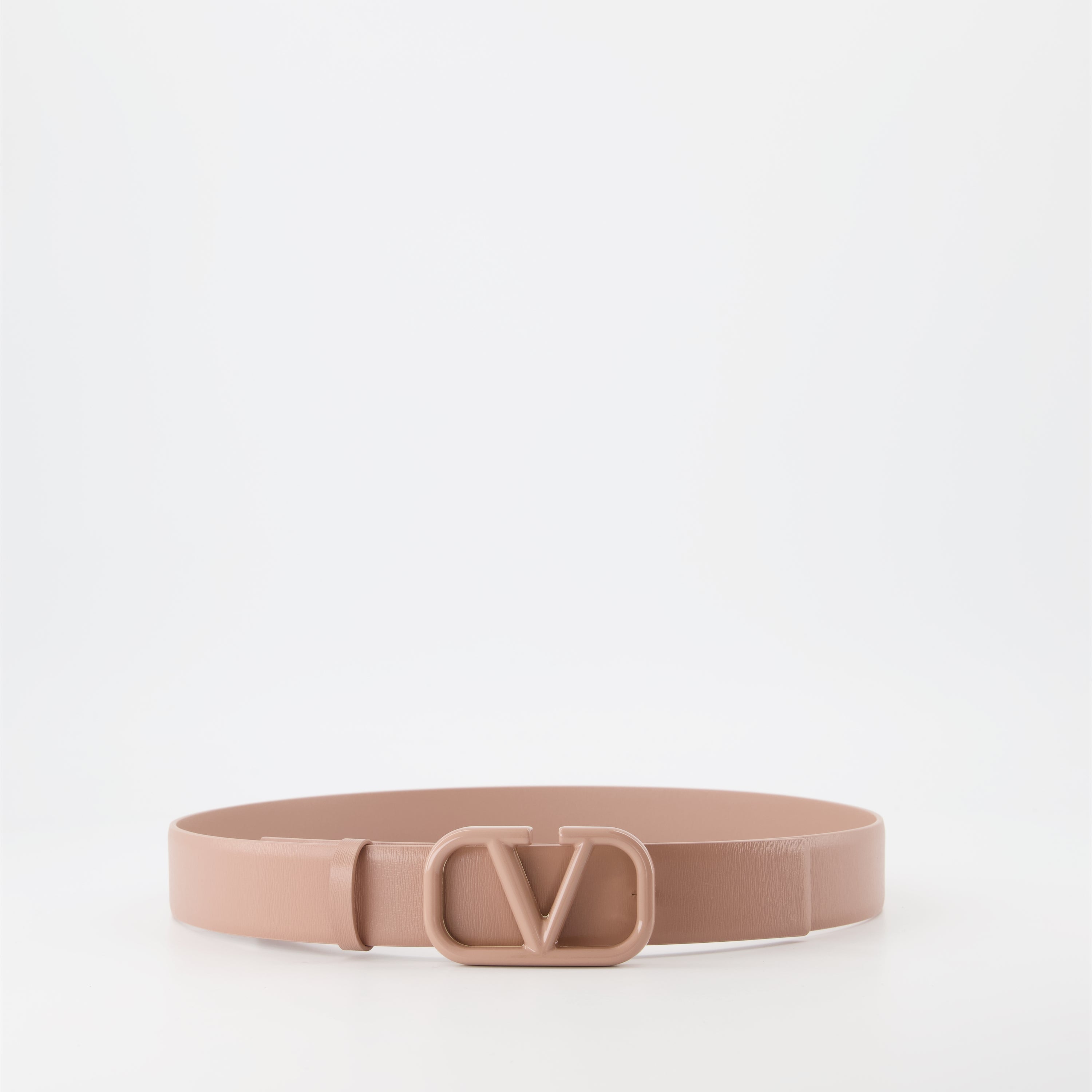 Ceinture VLogo beige rosé
