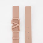 Ceinture VLogo beige rosé
