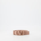 Ceinture VLogo beige rosé