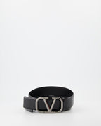 Cintos Ceinture VLogo Valentino Garavani Preto Homme