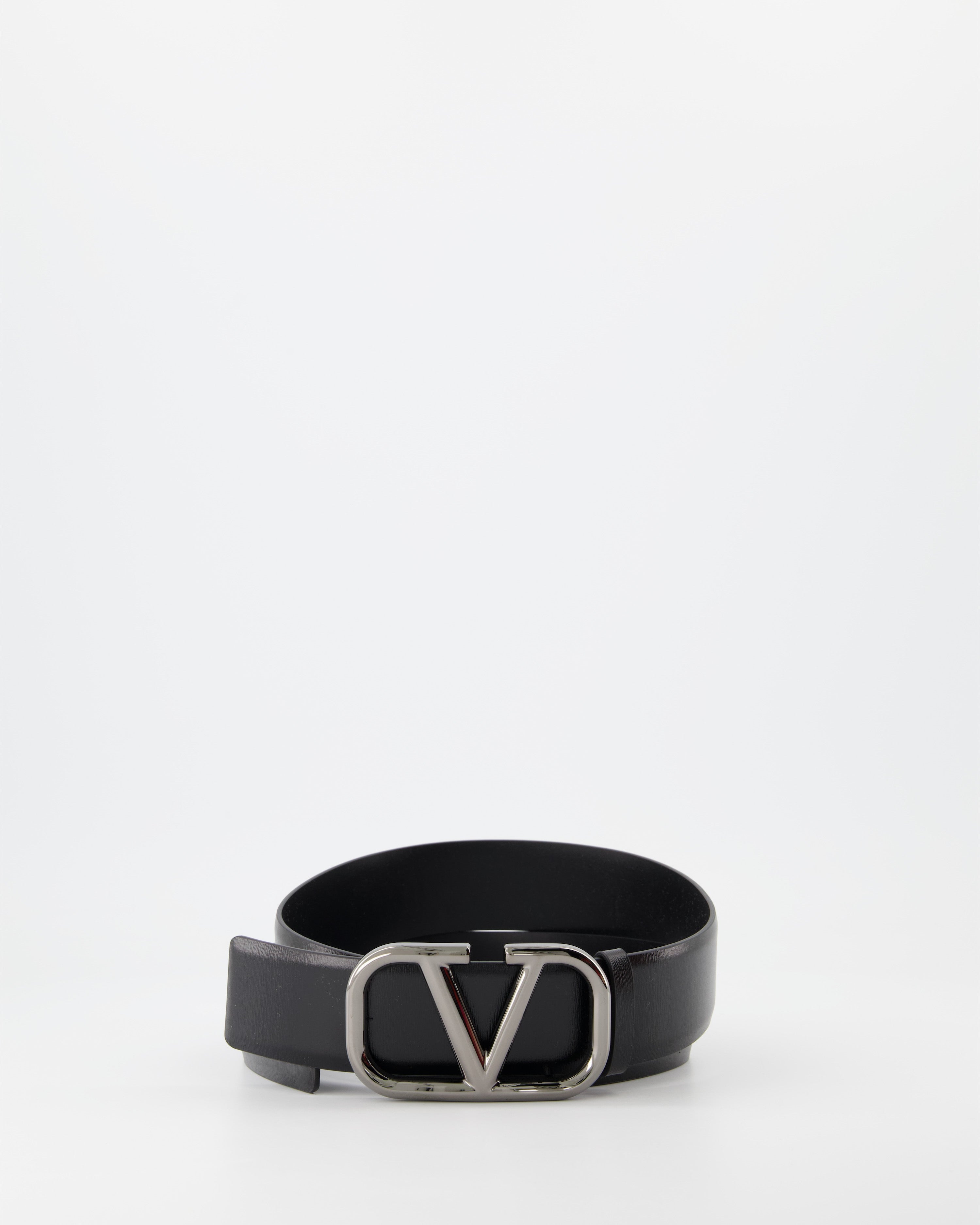 Cintos Ceinture VLogo Valentino Garavani Preto Homme