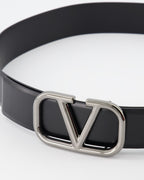Cintos Ceinture VLogo Valentino Garavani Preto Homme