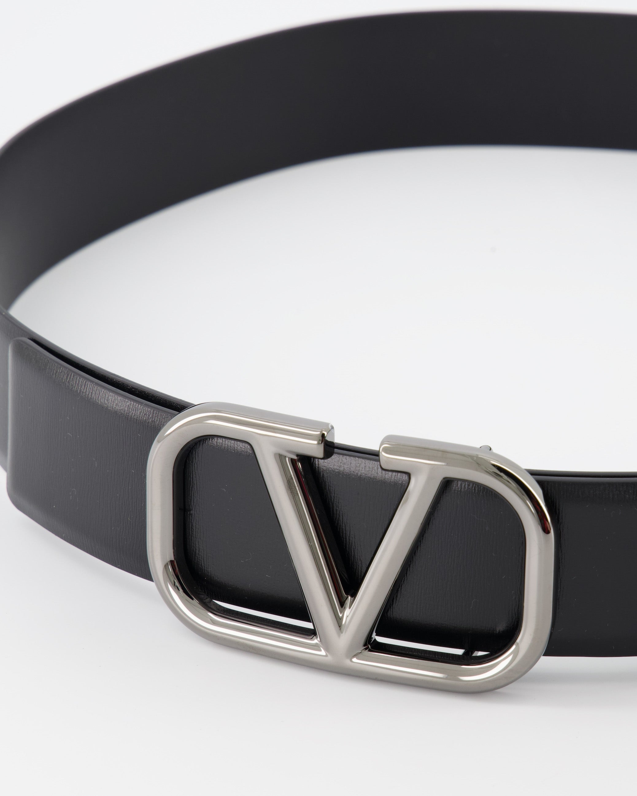 Cintos Ceinture VLogo Valentino Garavani Preto Homme