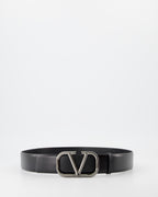 Cintos Ceinture VLogo Valentino Garavani Preto Homme