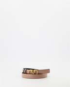 Cintos Ceinture VLogo réversible Valentino Garavani Marrom Femme