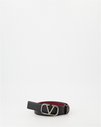 Cintos Ceinture VLogo réversible Valentino Garavani Preto Homme